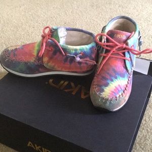 Little girls Tie Dye shoes size 13.